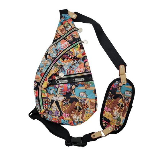 NWOT Tokidoki x LeSportsac Sling Crossbody Bag Backpack - Picture 1 of 9